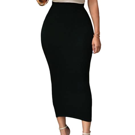 black bodycon maxi skirt|high waisted bodycon maxi skirt.